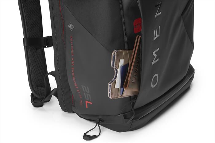 HP - OMEN BY HP TRANSCEPTOR 15 ROLLTOP-Shadow Black | Euronics