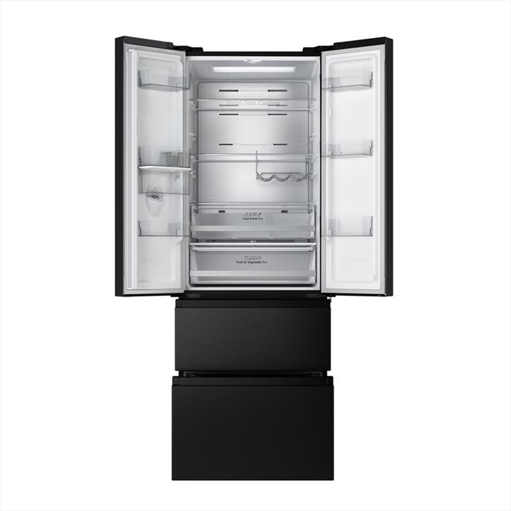 "HISENSE - Frigorifero 4 porte RF632N4WFE1 Classe E 485 lt-Black Inox"
