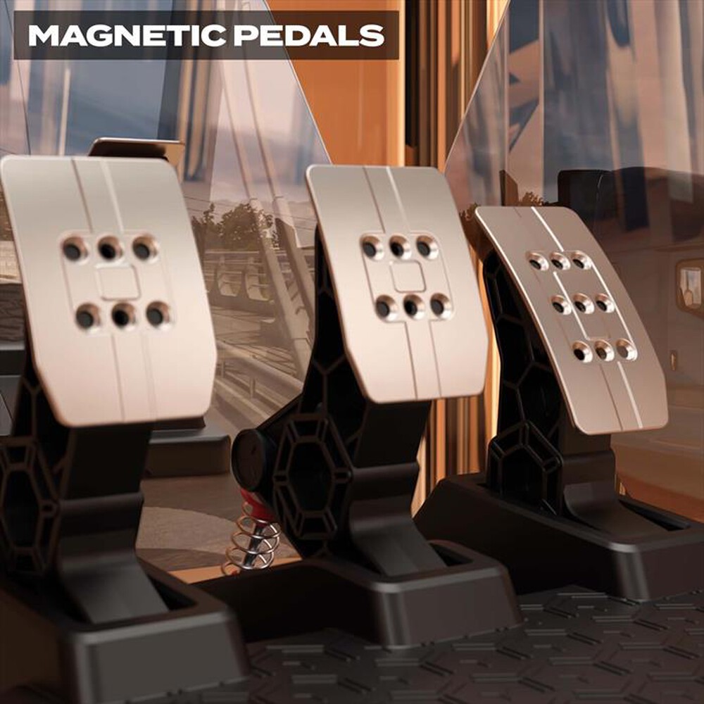"THRUSTMASTER - Pedaliera magnetica T-3PM PEDALS ADD ON-Nero"