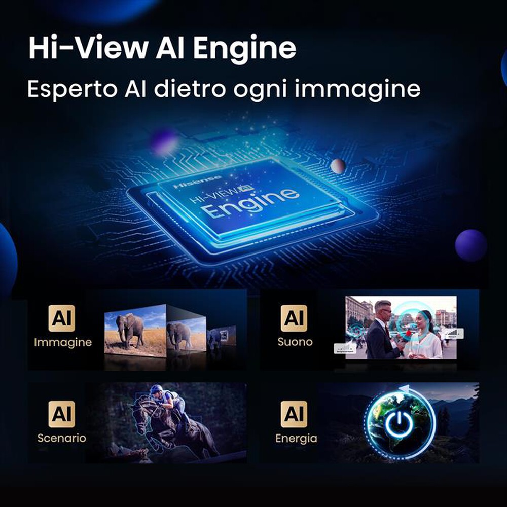 "HISENSE - Smart Tv Mini LED 55\" 4K Ultra HD 55U79Q 144Hz-NERO"