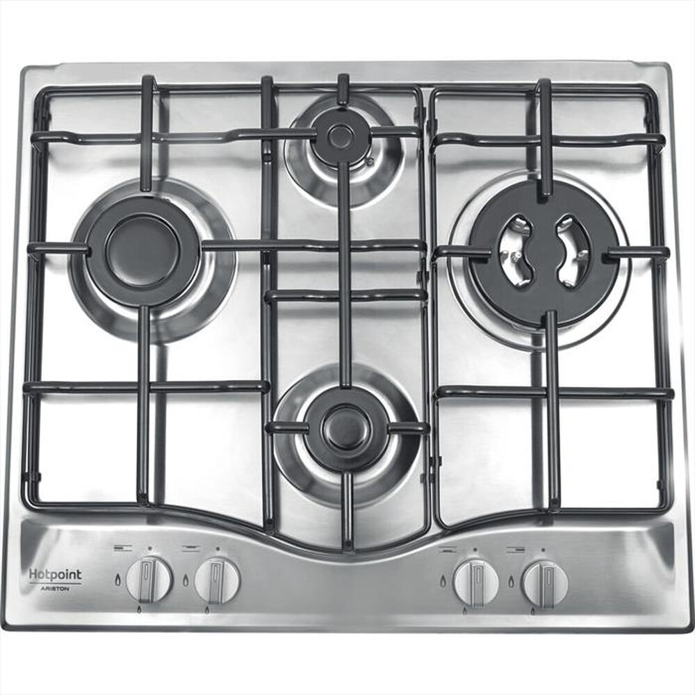 HOTPOINT ARISTON - Piano cottura a gas PCN 642 T/IX/HAR 59cm-Inox