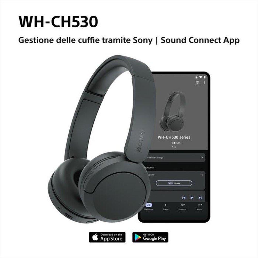 Immagine del prodotto SONY - Cuffie Bluetooth On-ear WH-CH530-Mint
