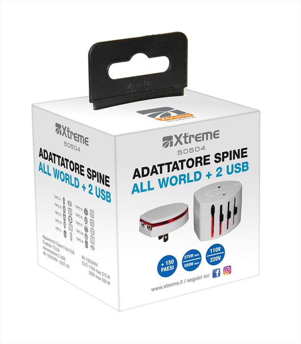 Immagine del prodotto XTREME - 50504 - Adattatore internazionale