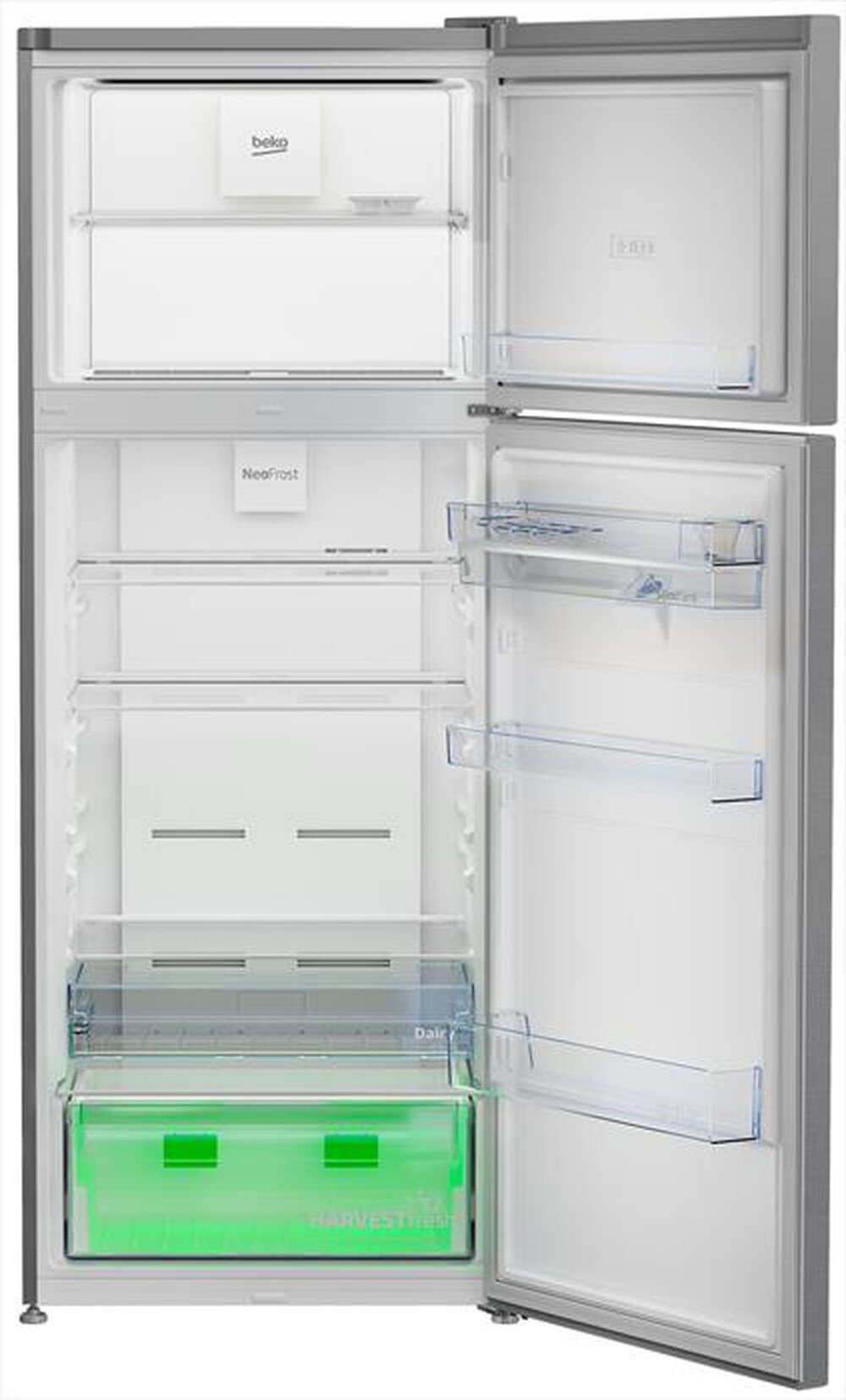 "BEKO - Frigorifero 2 porte RDNE455E40DXBN Classe E 406 lt-Argento"