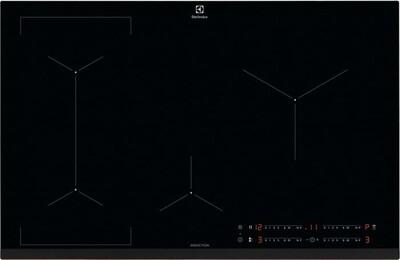 ELECTROLUX - Piano cottura induzione CIL83441 78 cm-Nero