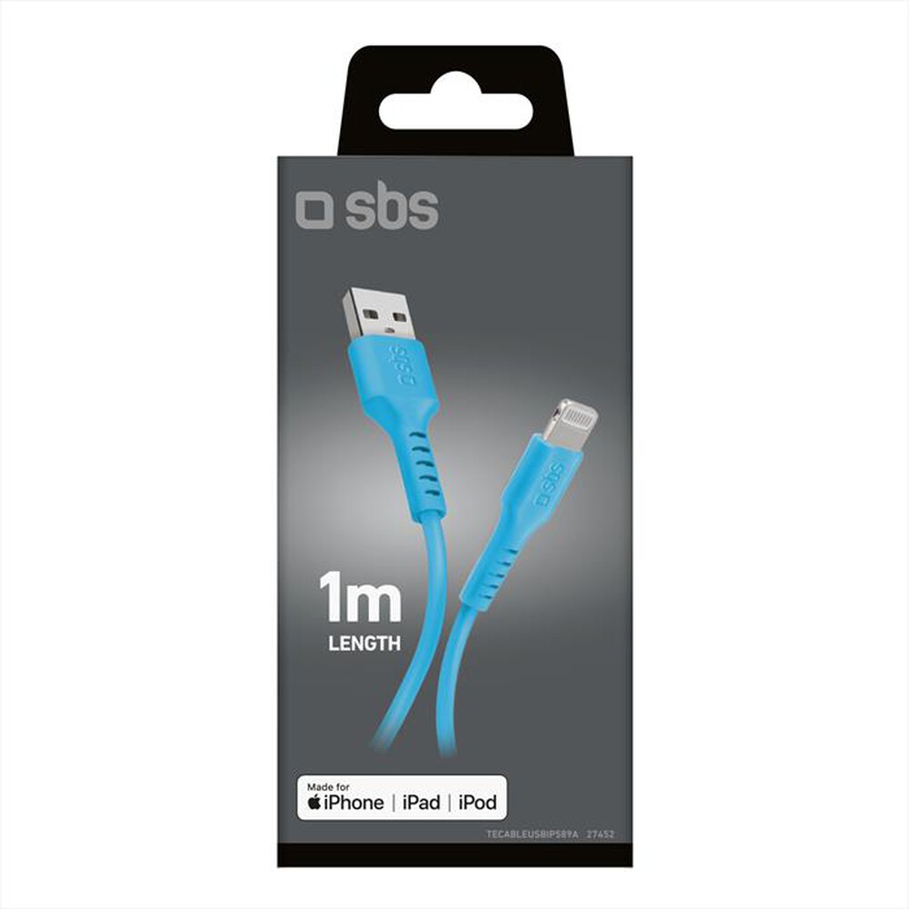 "SBS - TECABLEUSBIP589A-Azzurro"
