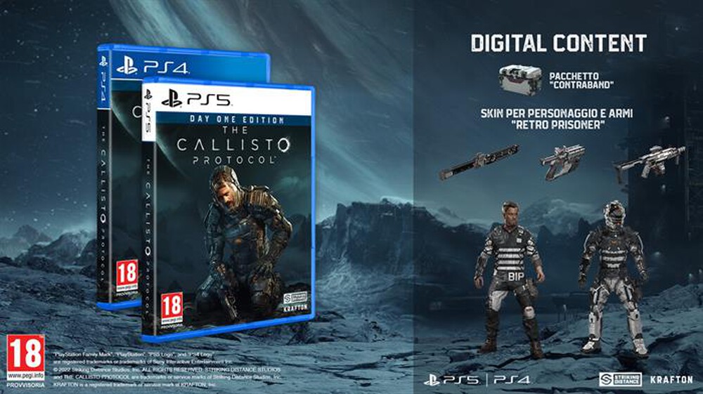 "KRAFTON - THE CALLISTO PROTOCOL (DAY ONE EDITION) PS4"