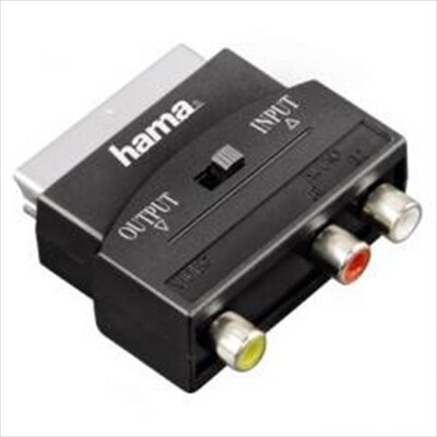 HAMA - 7122239 - ADATTATORE 3 RCA F/SCART M, IN-OUT