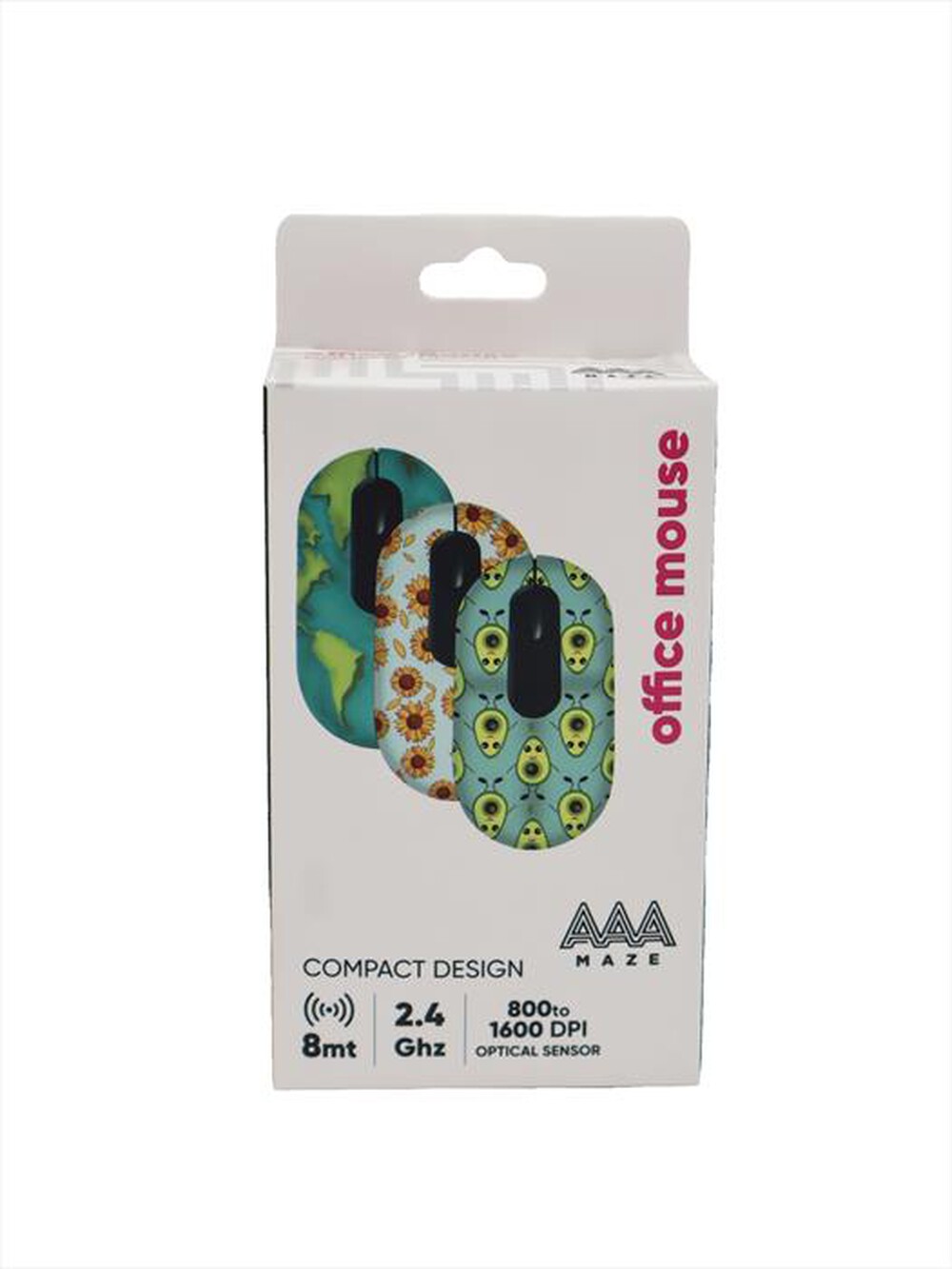 Immagine del prodotto AAAMAZE - MOUSE DESIGN OFFICE WIRELESS-Mondo