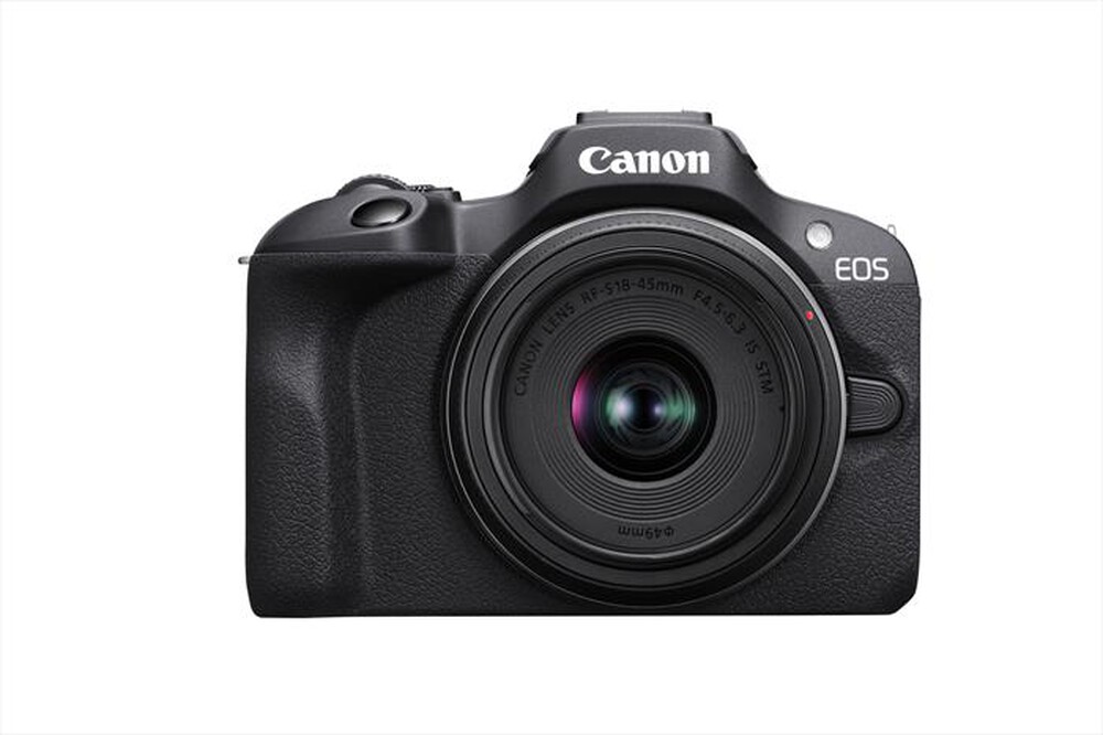 "CANON - Fotocamera mirrorless EOS R100+RF-S 18–45MM IS STM-Black"