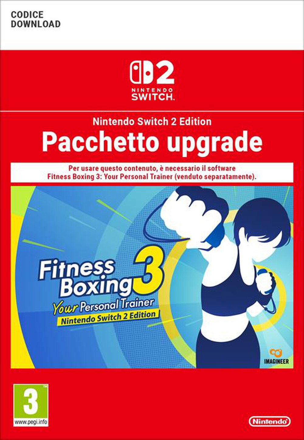 Immagine del prodotto NINTENDO - FITNESS BOXING 3: YOUR PERSONAL TRAINER &ndash; NS2