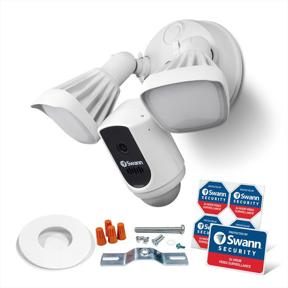 "SWANN - FLOCAM FULL HD CON FARETTI-WHITE"