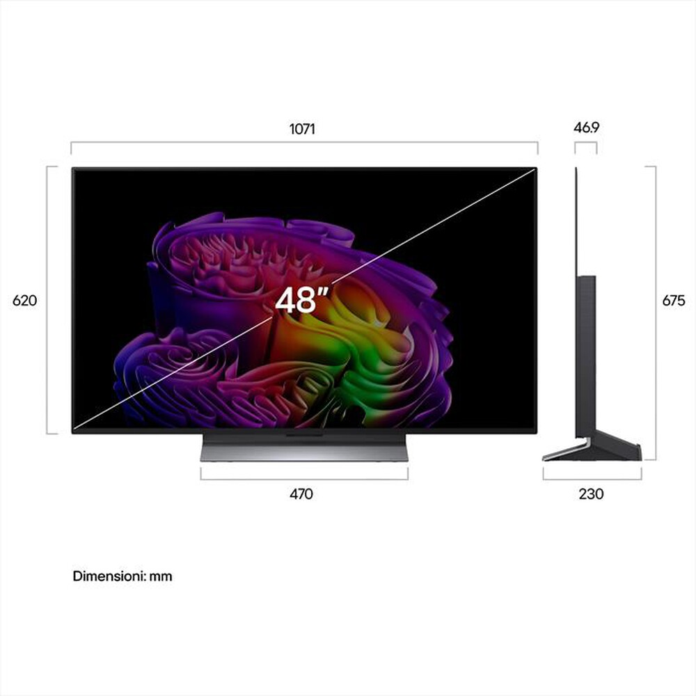 Immagine del prodotto LG - Smart TV OLED Evo AI 48" EVO AI G6S OLED48G66LS-Dark Satin Silver