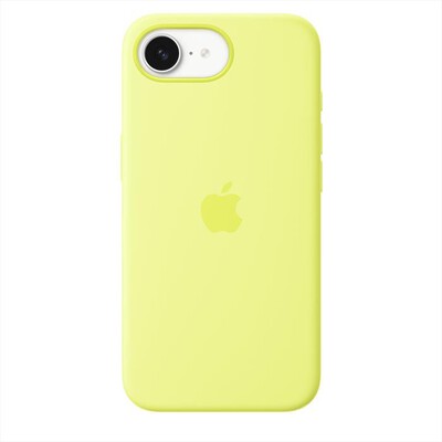 APPLE - Custodia in silicone per iPhone 16e-Giallo neon