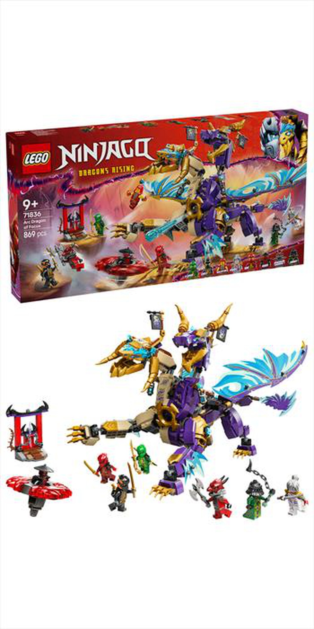 "LEGO - NINJAGO Arco Dragone della Concentrazione - 71836"