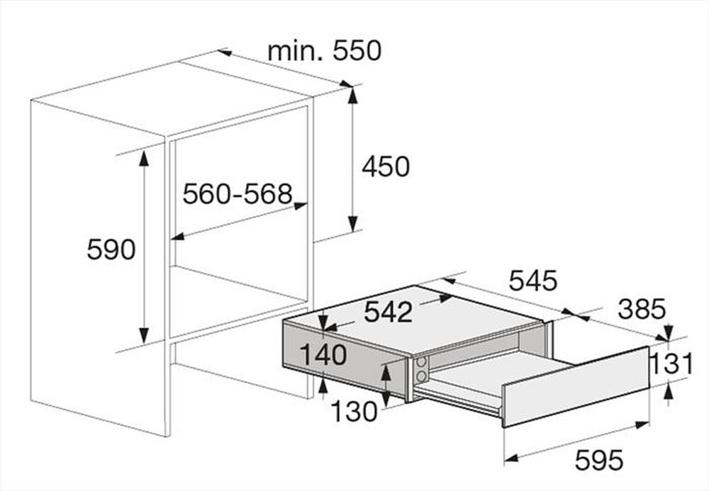 Immagine del prodotto ASKO - ODW 8126 S Cassetto scaldastoviglie-Acciaio antimpronta