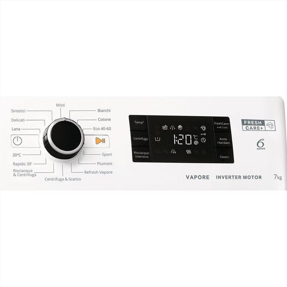 Immagine del prodotto WHIRLPOOL - Lavatrice slim FSB 723V BS IT N 7 Kg Classe D
