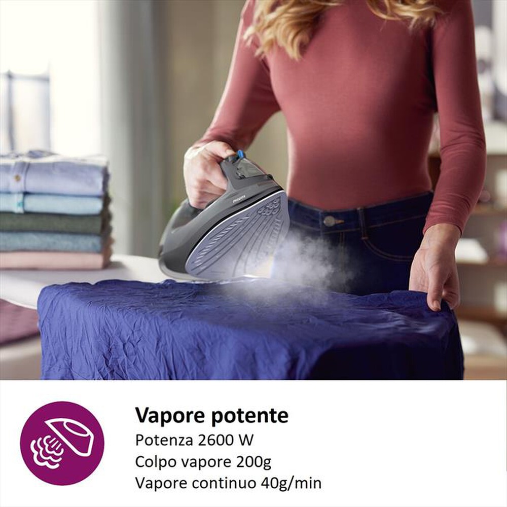 Immagine del prodotto PHILIPS - Ferro da stiro a vapore SERIE 3000 DST3041/80-Nero