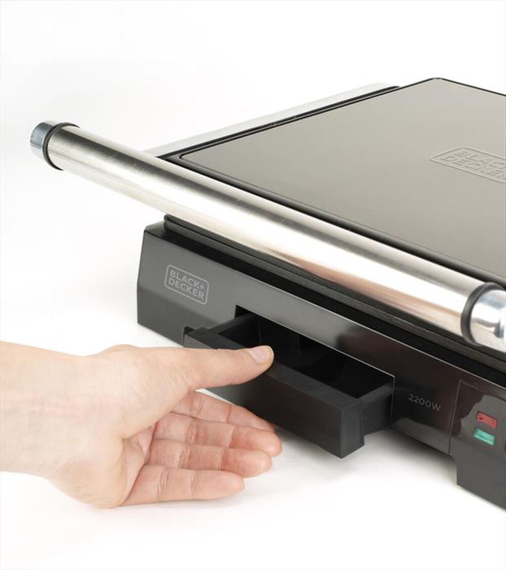 "BLACK & DECKER - Bistecchiera BXGR2200E-Nero"