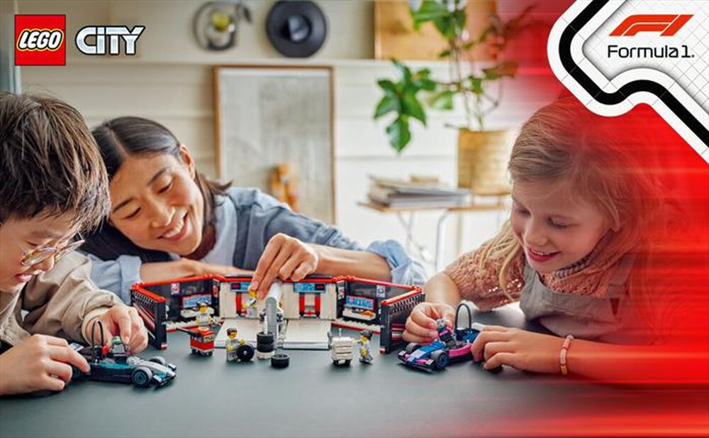 Immagine del prodotto LEGO - CITY F1 Garage con Mercedes-AMG e Alpine F1® 60444
