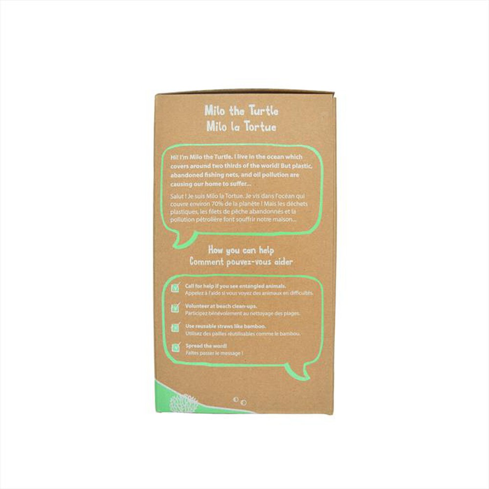 "PLANET BUDDIES - Cuffie wired MILO THE TURTLE-Green - Verde"