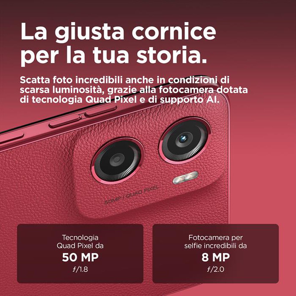 "MOTOROLA - Smartphone MOTO G05 4/128GB-Plum Red"