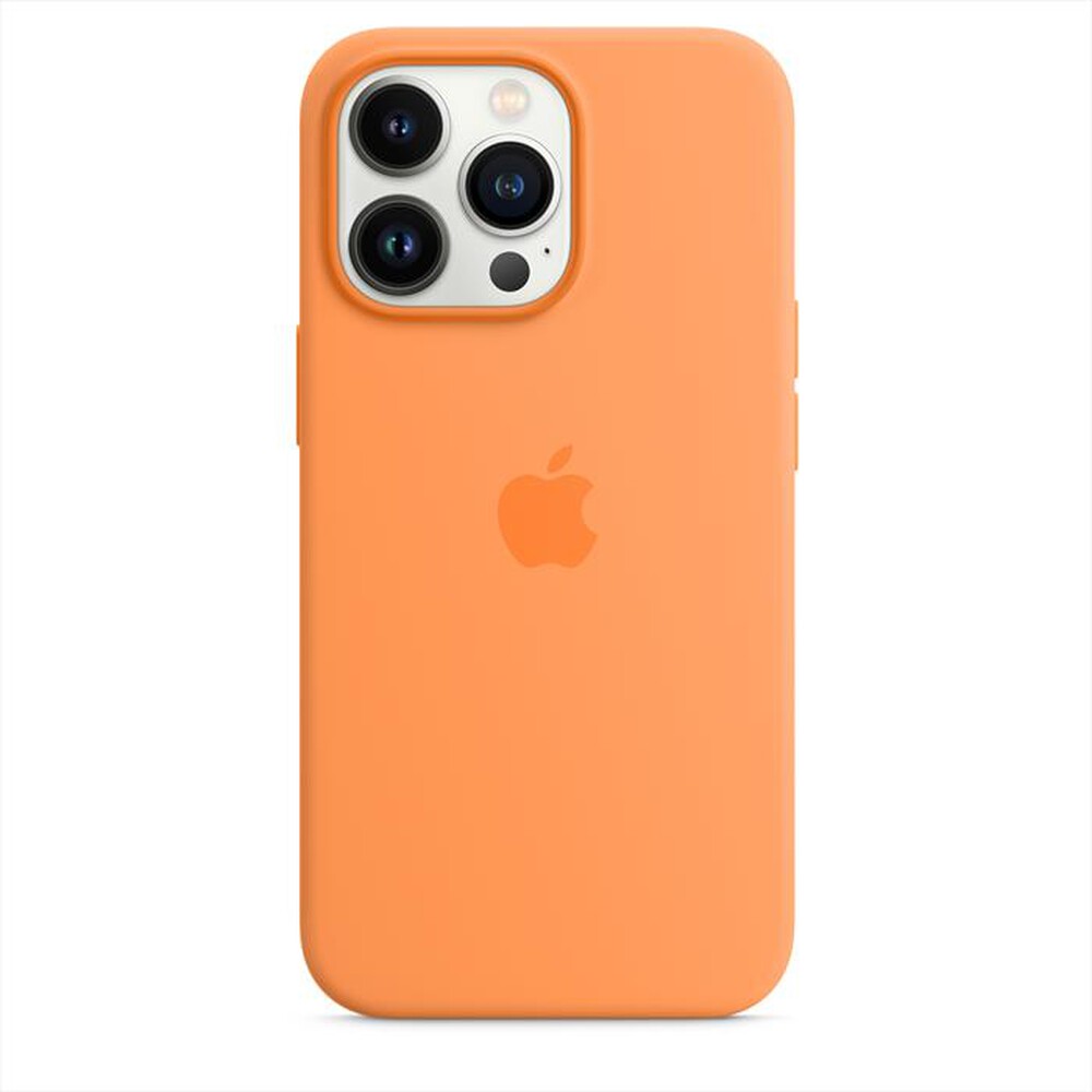 "APPLE - iPhone 13 Pro Silicone Case with MagSafe-Marigold"