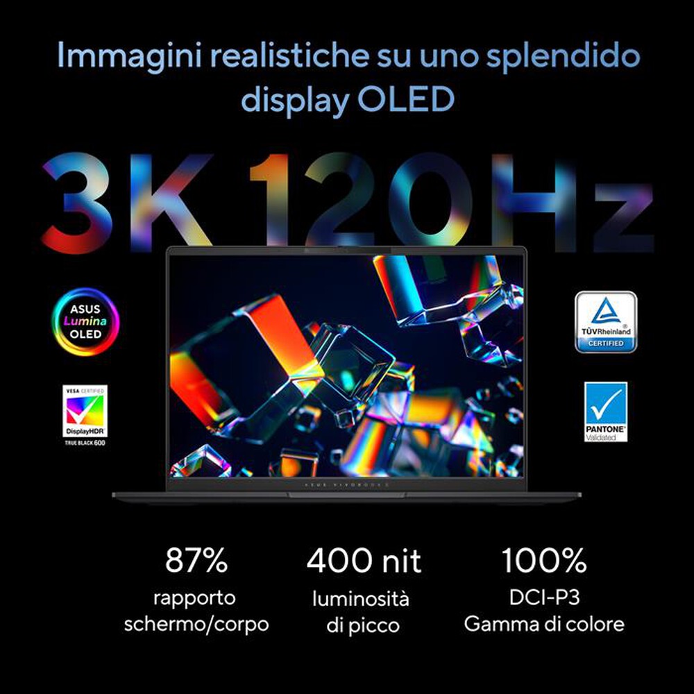 Immagine del prodotto ASUS - Vivobook S 14 OLED S5406SA-QD070W 14" 1TB SSD-Neutral Black