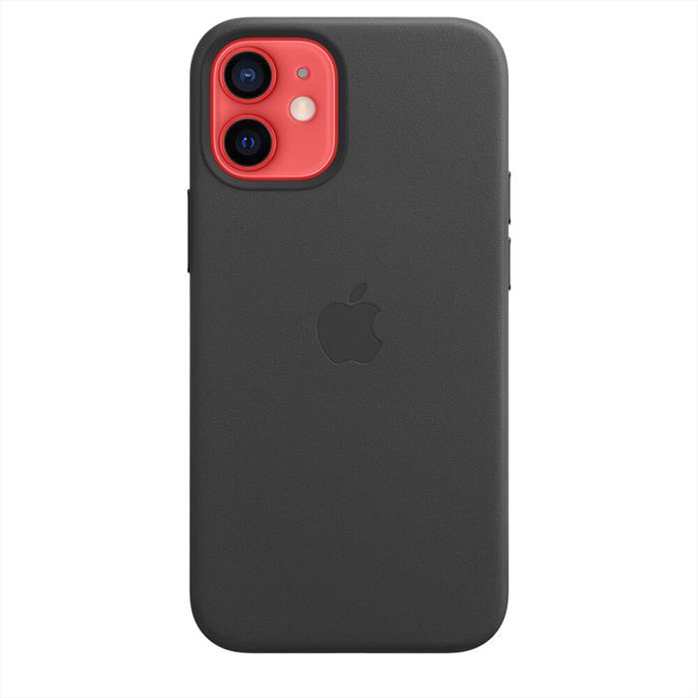 "APPLE - iPhone 12 mini Leather Case with MagSafe-Nero"