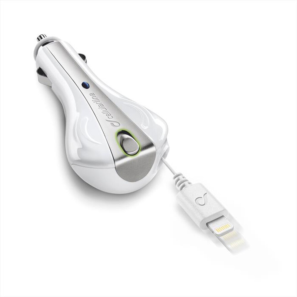 Immagine del prodotto CELLULARLINE - Roller Car Charger - Lightning-Bianco