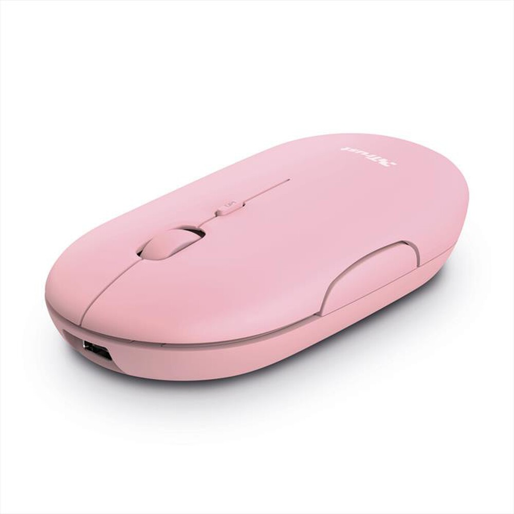 "TRUST - PUCK WIRELESS MOUSE PINK-Pink"