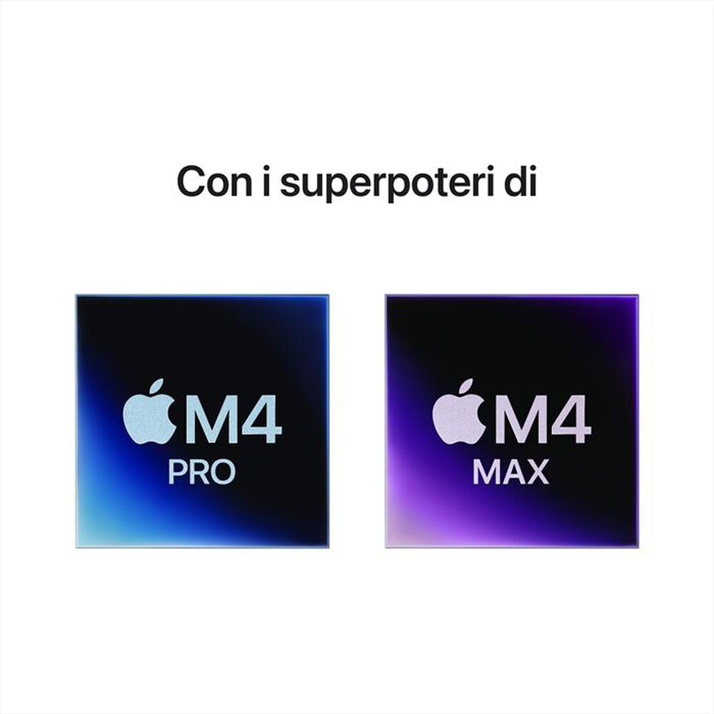 "APPLE - MacBook Pro 16'' M4 MAX Core 16 CPU 40 GPU 1TB-Argento"