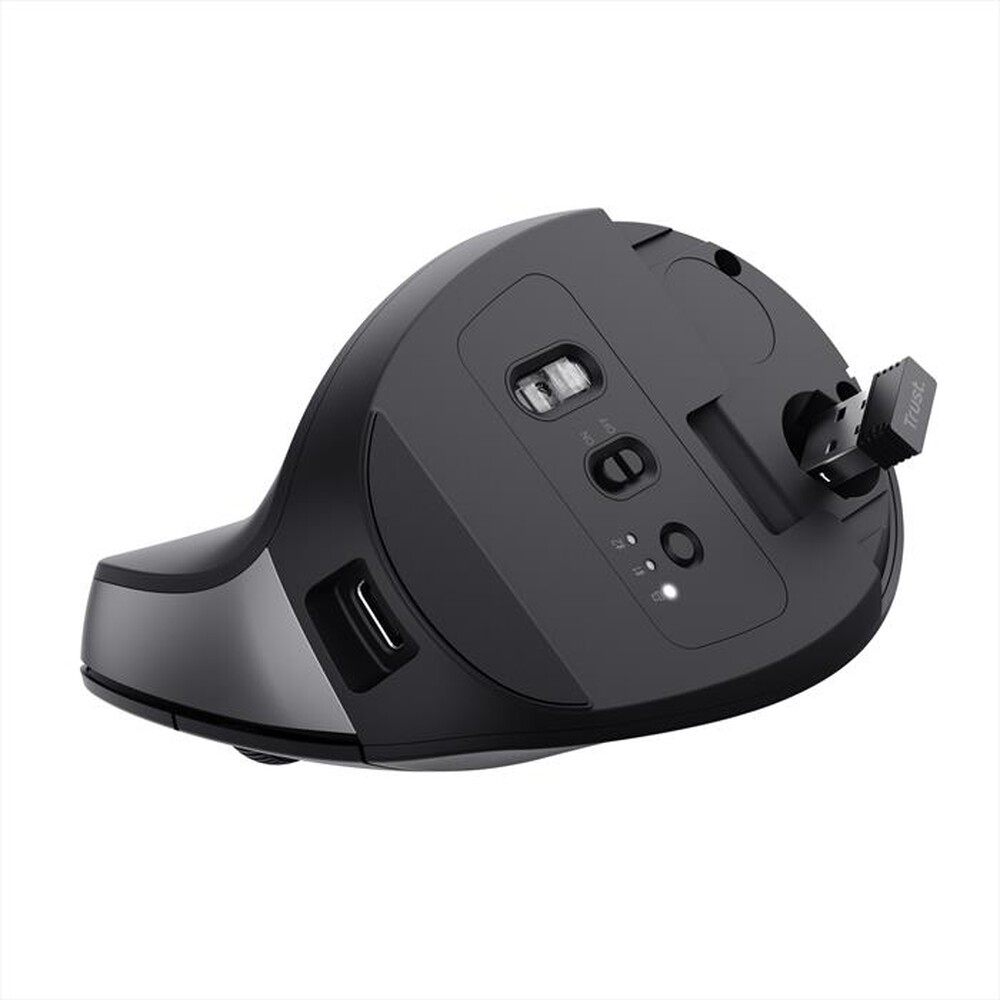 "TRUST - BAYO+ ERGONOMIC WIRELESS MOUSE-Black"