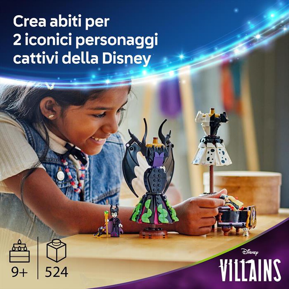 Immagine del prodotto LEGO - DISNEY CLASSIC Abiti di Malefica e Crudelia 43262