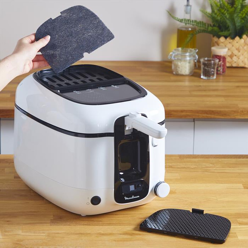 "MOULINEX - AM3140 Super Uno Friggitrice Elettrica-Bianco"