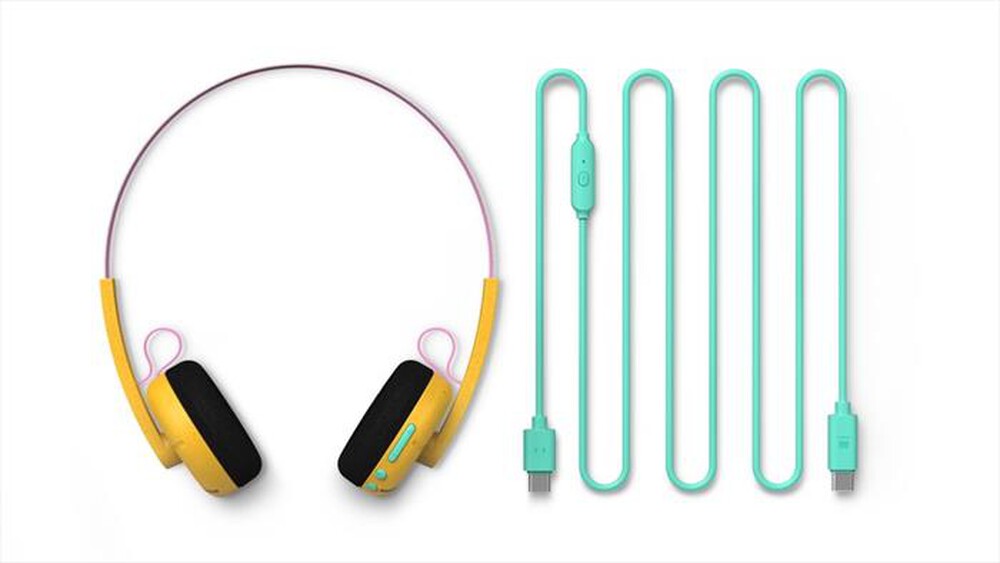 Immagine del prodotto PHILIPS - Cuffie wireless on-ear Moving Sound TAMS1YL/00-Yellow