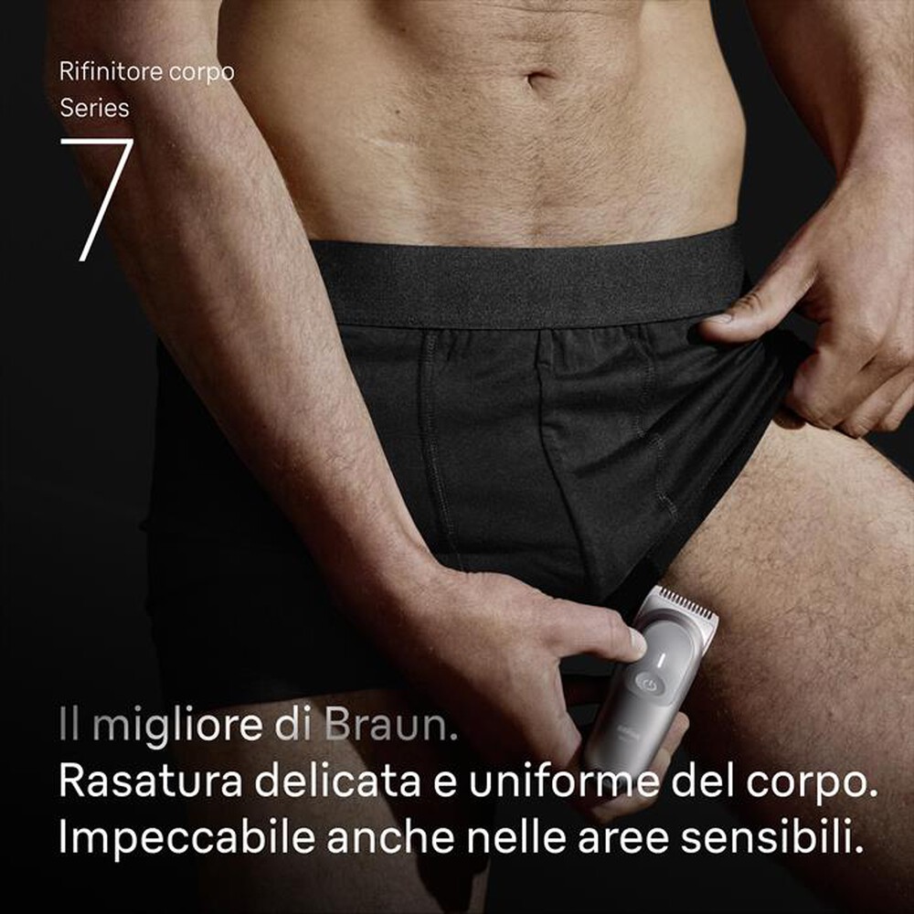 "BRAUN - Rasoio BG 7550-GRIGIO"
