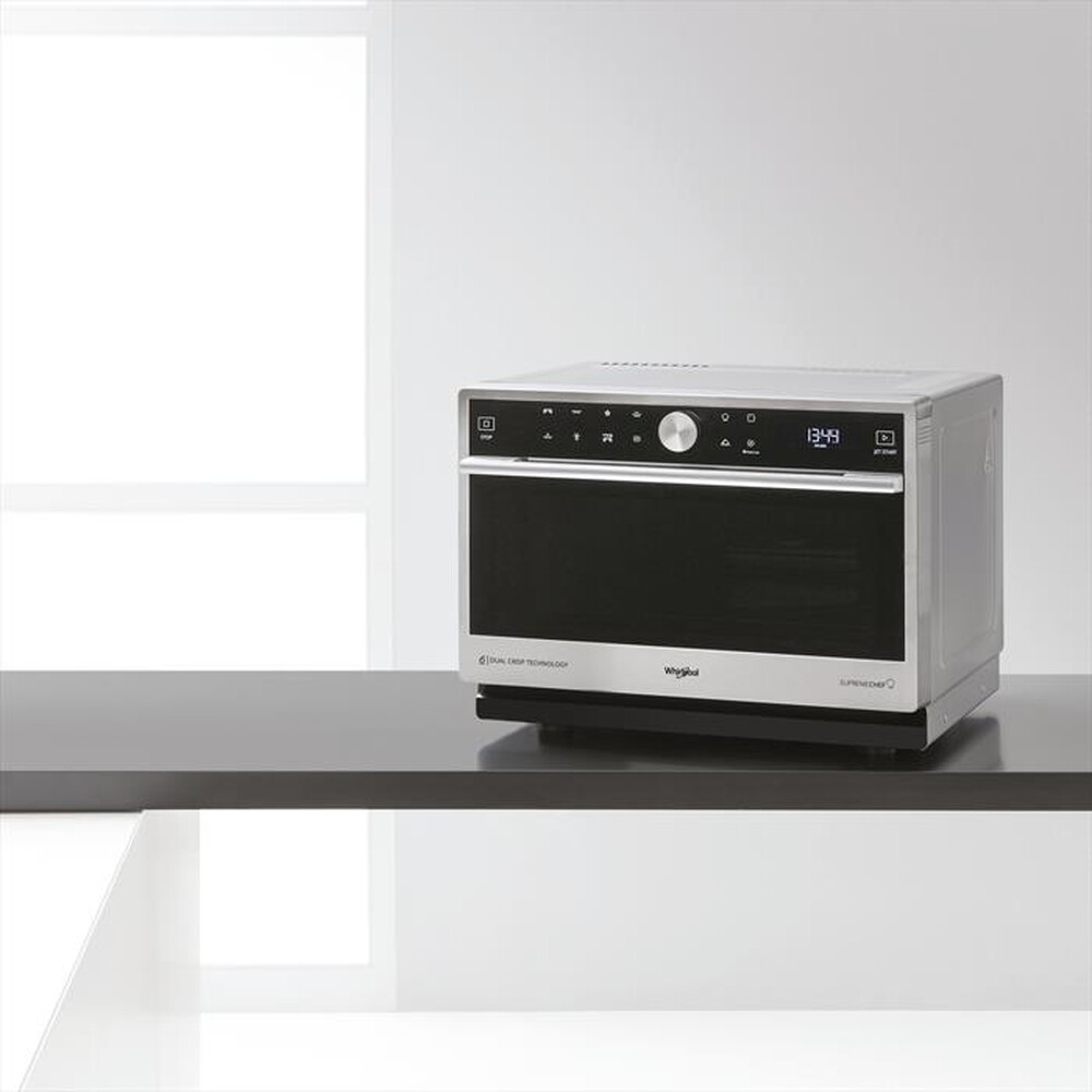 "WHIRLPOOL - Forno microonde MWSC 9133 SX-Nero, Acciaio inossidabile"