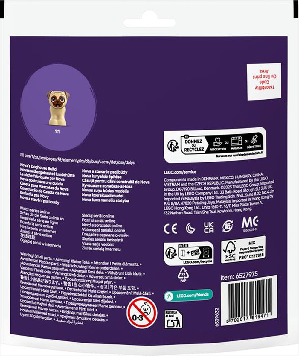 "LEGO - FRIENDS Nova costruisce una cuccia - 30697"