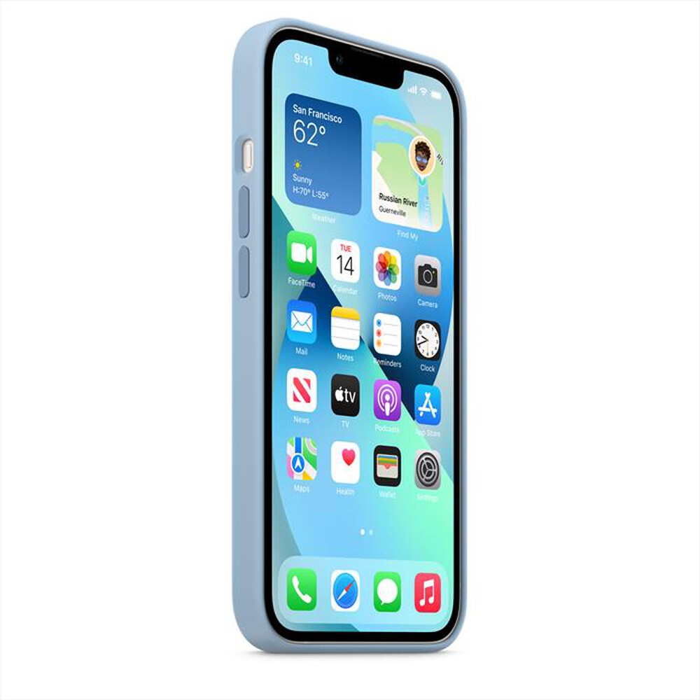 Immagine del prodotto APPLE - COVER PER IPHONE 13 IN SILICONE CON MAGSAFE-Celeste Nebbia