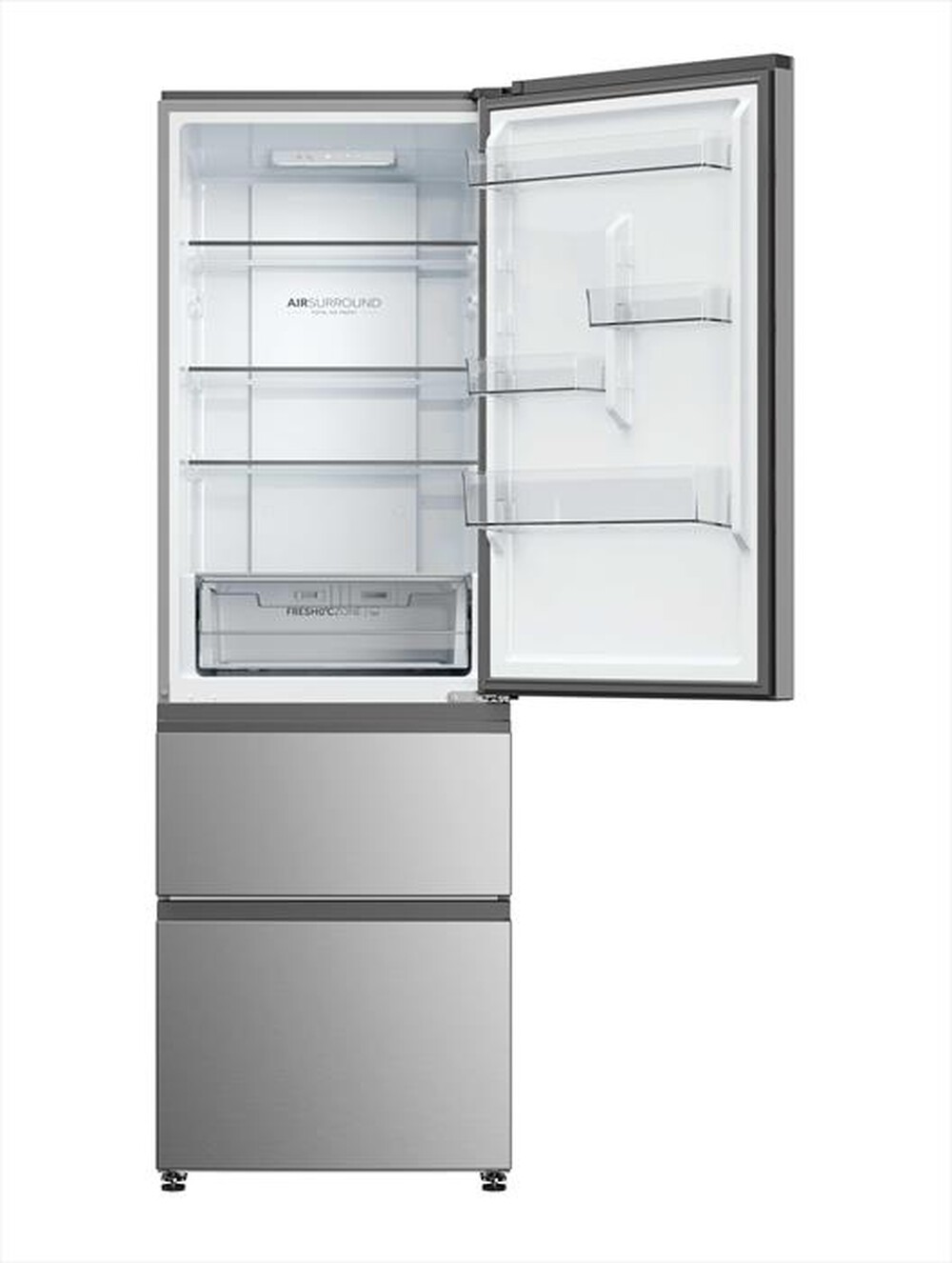 Immagine del prodotto HAIER - Frigorifero combinato HTR3618CNMG Classe C 360 lt-Argento