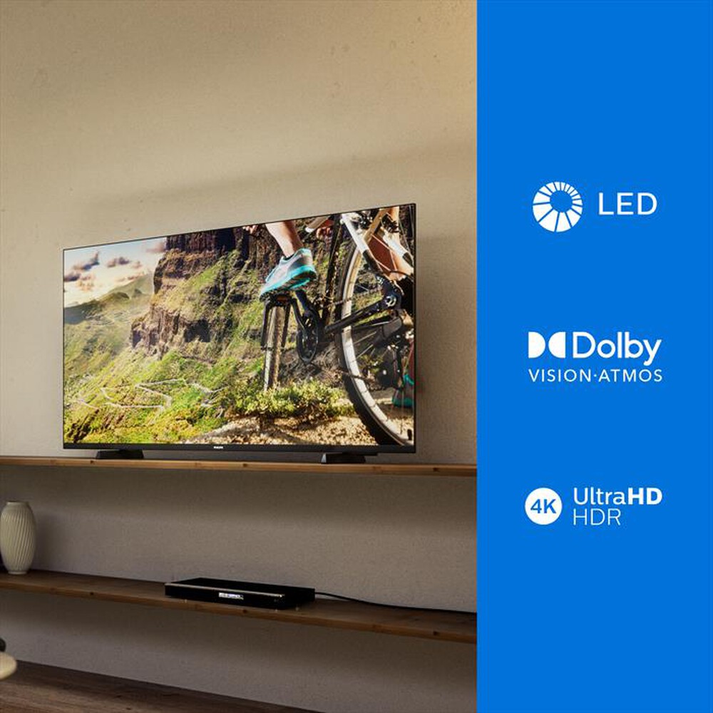 "PHILIPS - Smart TV ANDROID UHD 4K 55\" 55PUS7406/12-Black"