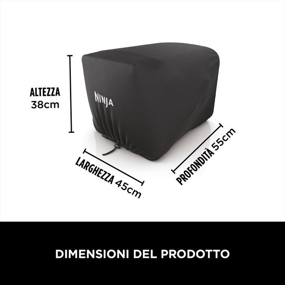 "NINJA - CUSTODIA PER FORNO ELETTRICO WOODFIRE-Nero"