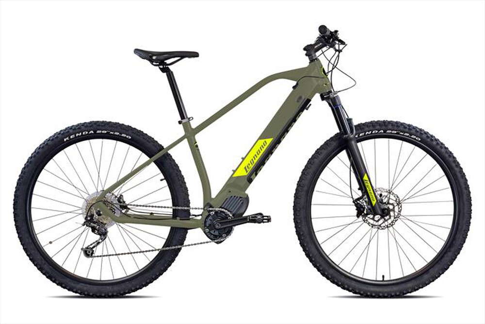 "LEGNANO - E-BIKE MTB FUOCO MARINE TAGLIA 50-Verde"