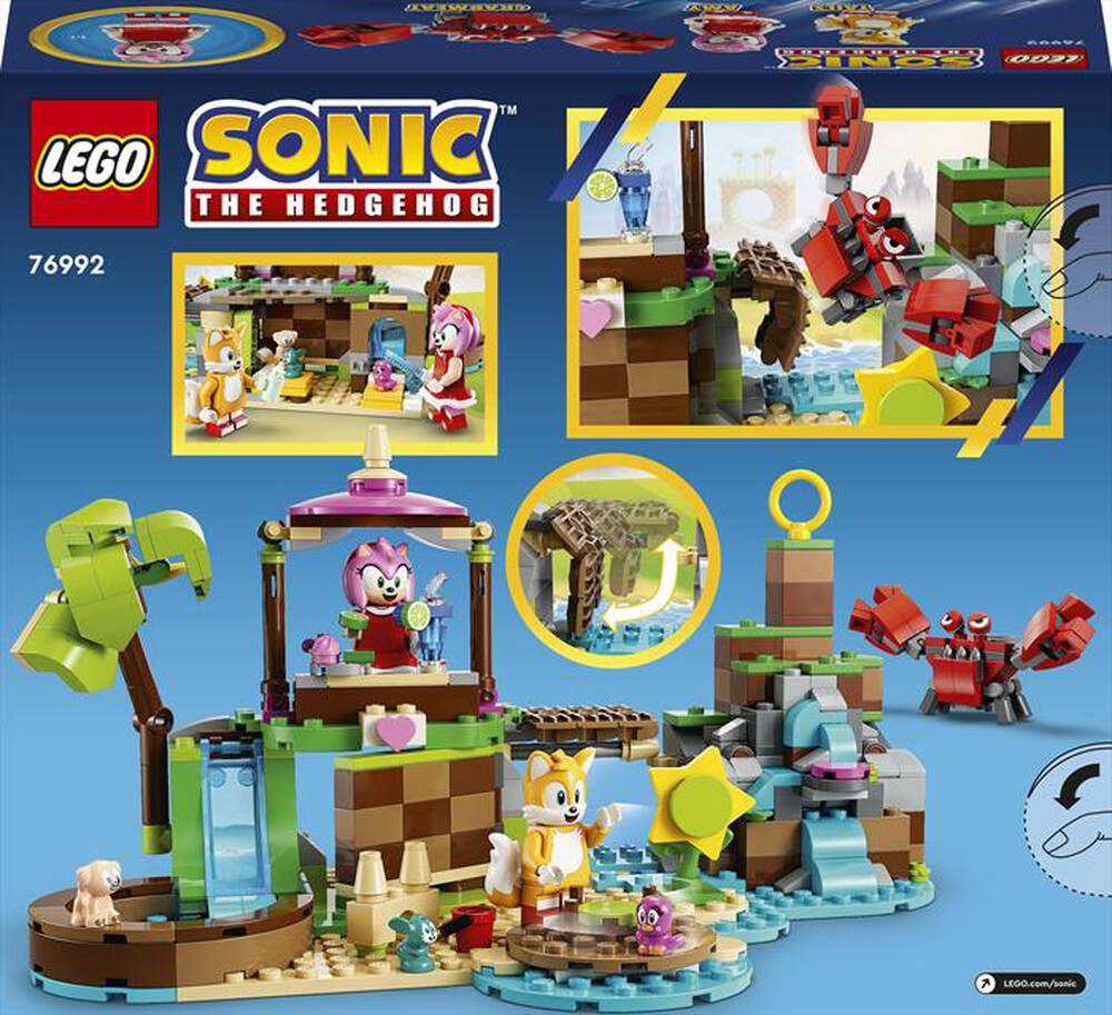 Immagine del prodotto LEGO - SONIC L&rsquo;isola del soccorso animale di Amy - 76992