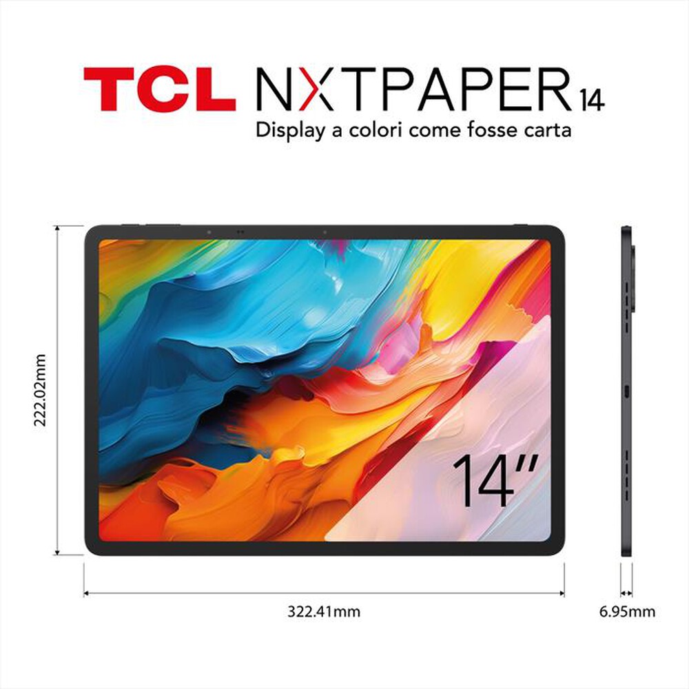 Immagine del prodotto TCL - TAB NXTPAPER 14 256 GB-GRAY