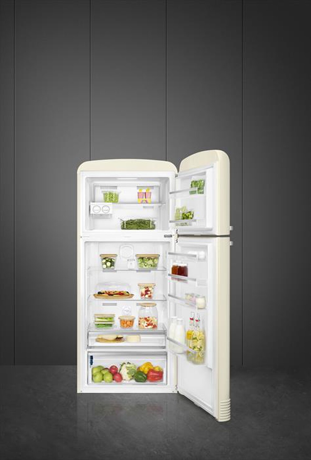 Immagine del prodotto SMEG - Frigorifero 2 porte FAB50RCR5 Classe E 467lt-Panna