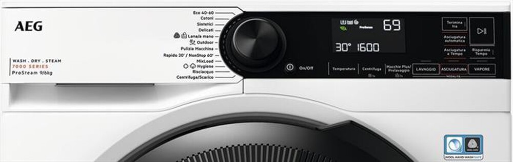 Immagine del prodotto AEG - Lavasciuga LWR7D966OB 9/6 Kg Classe D-Bianco