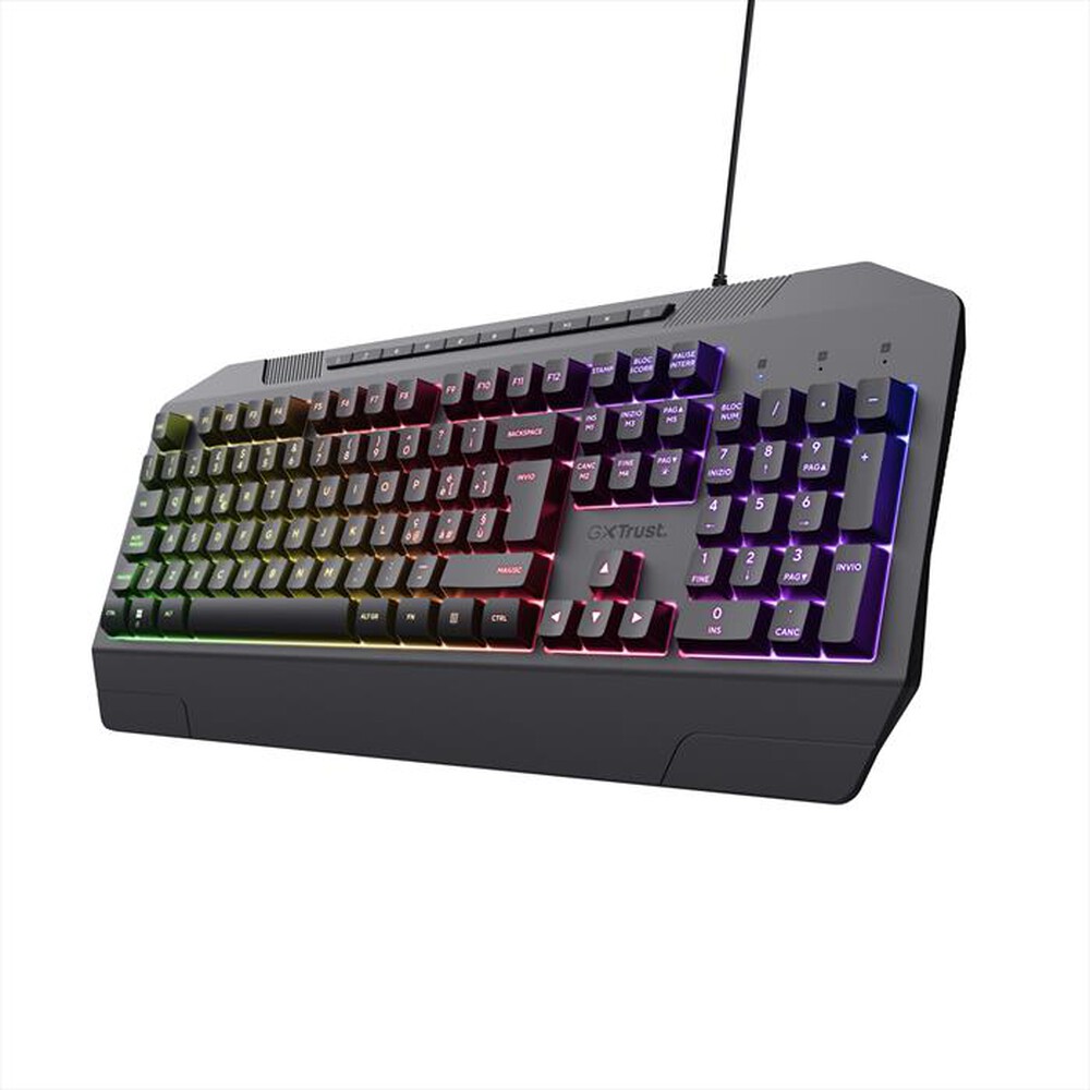 "TRUST - GXT836 EVOCX GAMING KEYBOARD IT-Black/RGB"