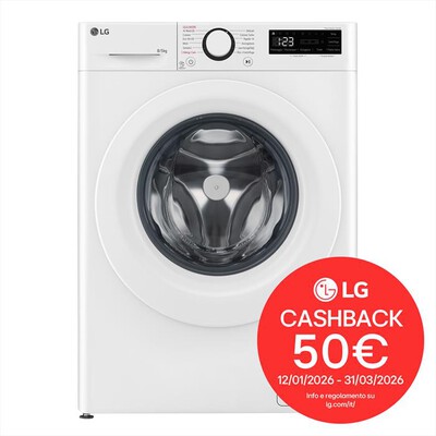LG - Lavasciuga AI DD D2R3S08NSWW 8/5 Kg Classe E-Bianca